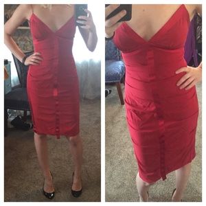 Nicole Miller red dress